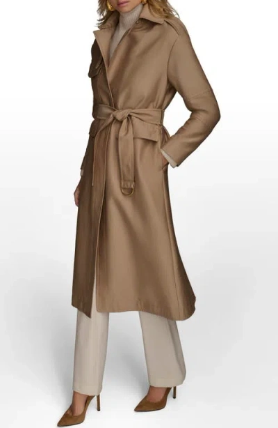 Donna Karan New York Safari Rain Coat In Multi
