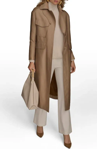 Donna Karan New York Safari Rain Coat In Multi