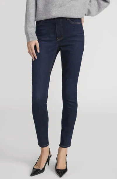 Frame Le High Skinny Jeans In Blue