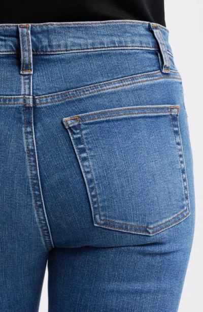 Frame The Icon High Waist Flare Jeans In Animal Print