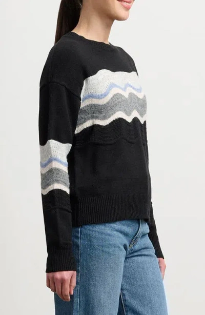 Hatley Pointelle Wave Sweater In Multi