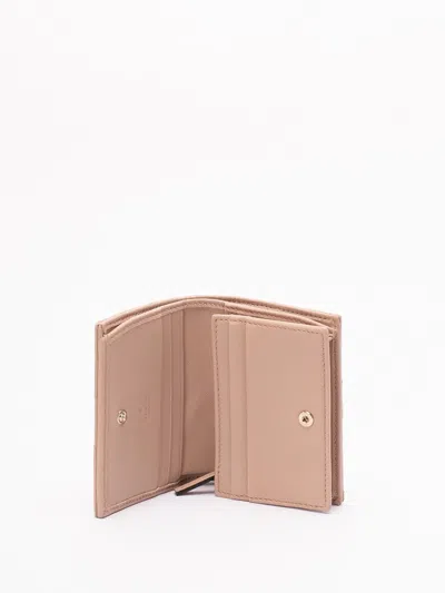 Gucci Women Gg Marmont Small Leather Wallet In Brown