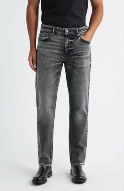 Hugo Boss Boss Ogden Straight Leg Jeans In Gray