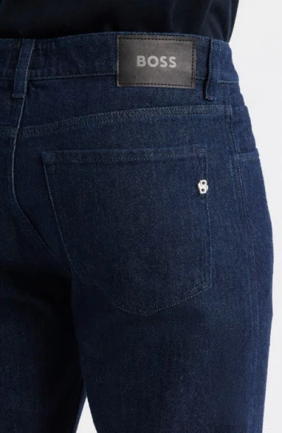 Hugo Boss Boss Ogden Straight Leg Jeans In Blue
