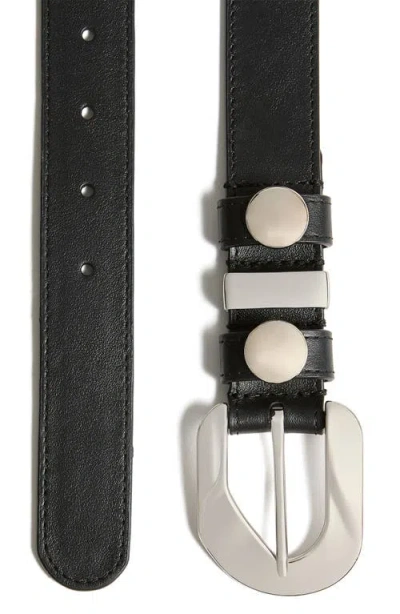 Altuzarra Western Boho Leather Belt In Black