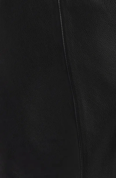 Schott Nyc Leather Flight Jacket In Black