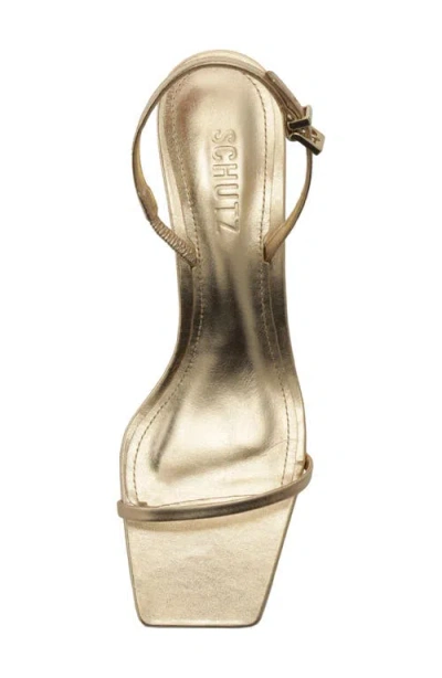 Schutz Judith Slingback Sandal In Silver