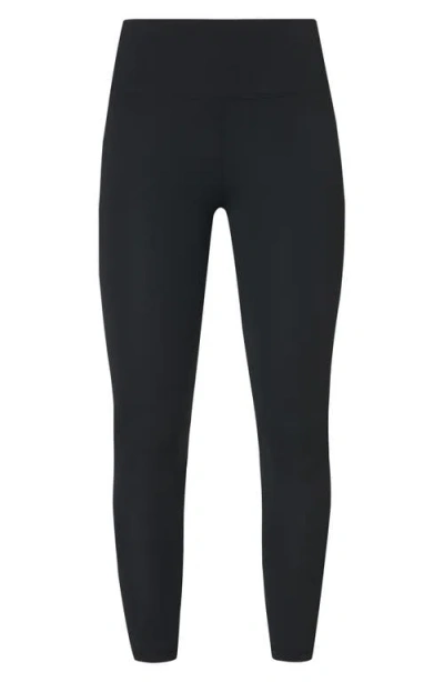 Sweaty Betty All Day 7/8 Side Stripe Leggings In Black