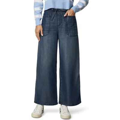 Splendid Straight Denim Lounge Pants In Blue