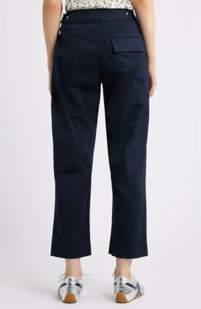Rag & Bone Anita Stretch Cotton Ankle Pants In Blue