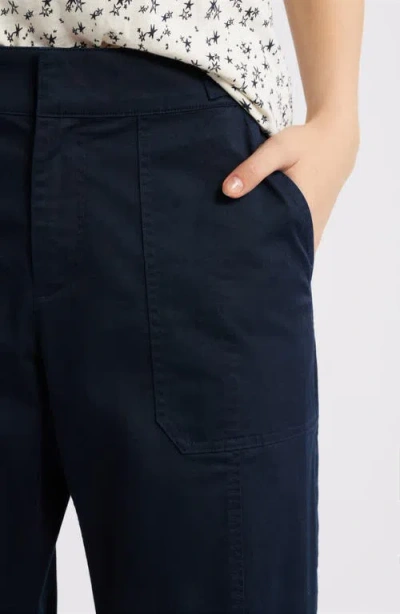 Rag & Bone Anita Stretch Cotton Ankle Pants In Blue