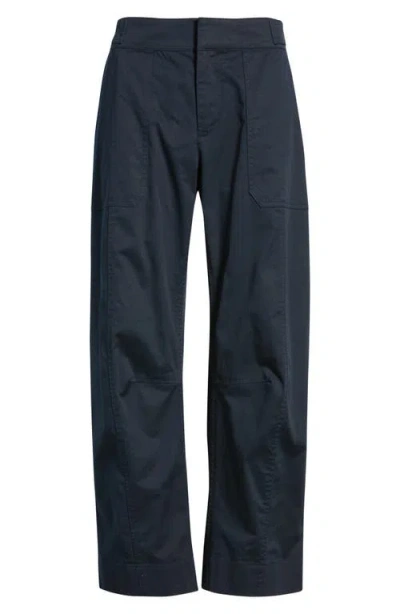 Rag & Bone Anita Stretch Cotton Ankle Pants In Blue