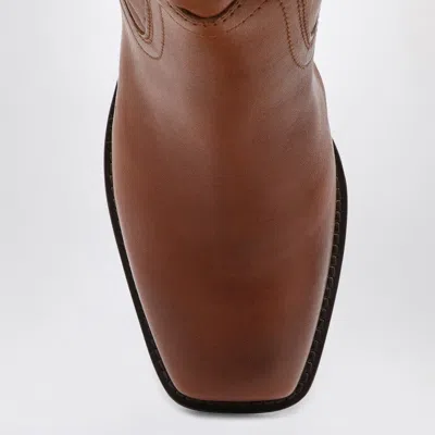 Isabel Marant Ademe Havana Leather Biker Boot Women In Brown