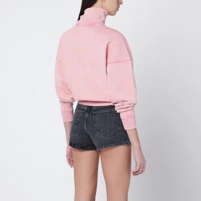 Isabel Marant Étoile Isabel Marant Etoile Pink Ross Cotton Sweatshirt In Pink