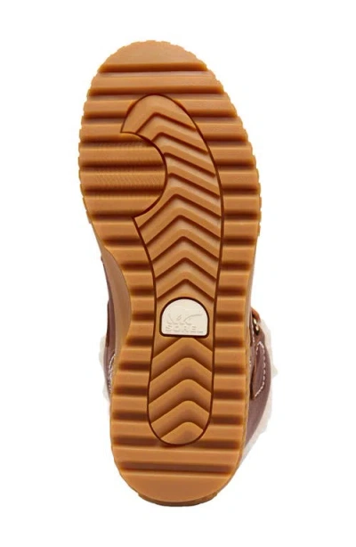 Sorel One Ave™ Alpine Genuine Shearling Waterproof Boot In Brown