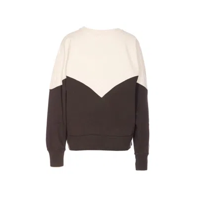 Isabel Marant Étoile Isabel Marant Etoile Two-color Cotton Blend Houston Sweatshirt Women In Black