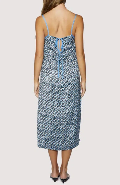 Lost + Wander Dream Of Waves Midi Dress In Blue