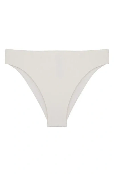 Vix Paula Hermanny Firenze Lindsay High Waist Bikini Bottoms In White