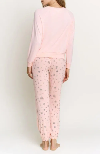 Honeydew Star Seeker Brushed Jersey Pajamas In Pink