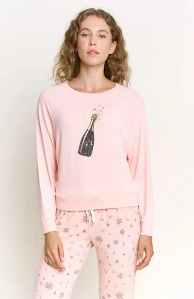 Honeydew Star Seeker Brushed Jersey Pajamas In Pink