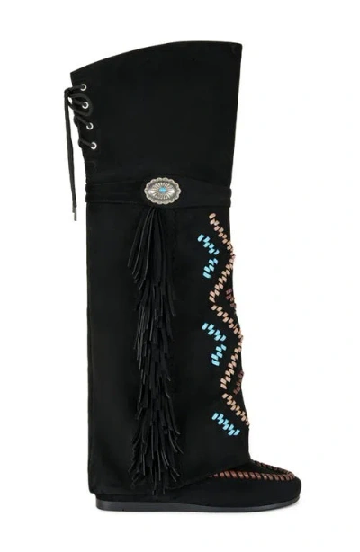 Azalea Wang Edmund Over The Knee Boot In Black