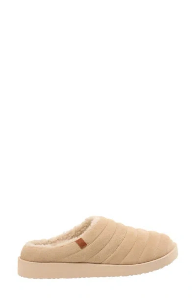 Revitalign Aspen Valley Faux Fur Lined Slipper In Brown