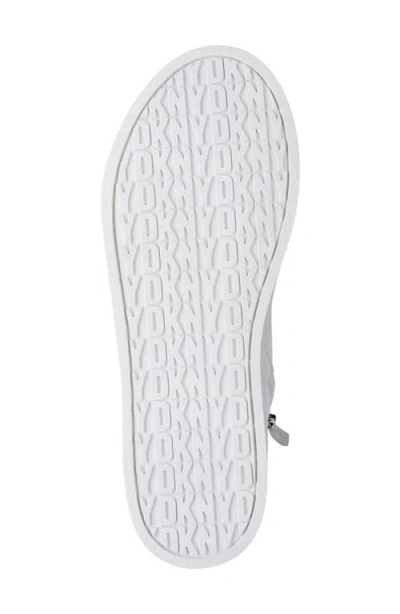 Dkny Yaser Mid Sneaker In White