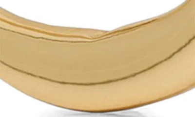 Kate Spade New York Amour Heart Huggie Hoop Earrings In Gold