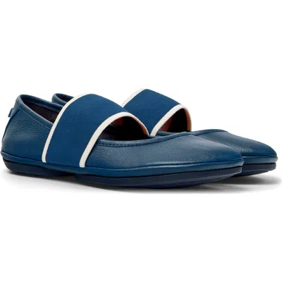 Camper Right Nina Elastic Ballet Flats In Blue