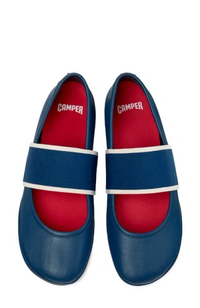 Camper Right Nina Elastic Ballet Flats In Blue
