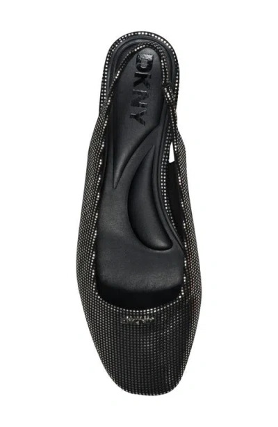 Dkny Darrow Slingback Flat In Black
