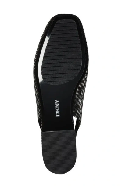 Dkny Darrow Slingback Flat In Black