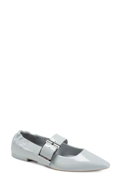 Dkny Cormic Mary Jane Pointed Toe Flat In Gray