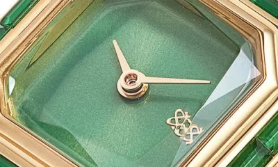 Pascal Sofia Prism Cocktail Ring Watch, 21mm In Gold