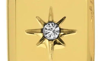 Kozakh Illion Drop Hoop Earrings In Gold