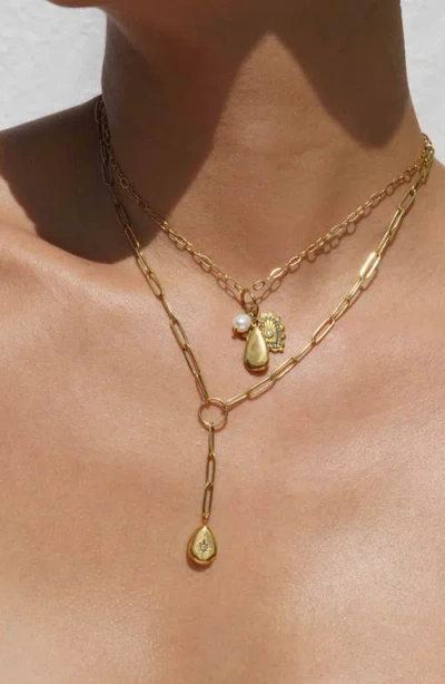 Kozakh Pirae Necklace In Gold