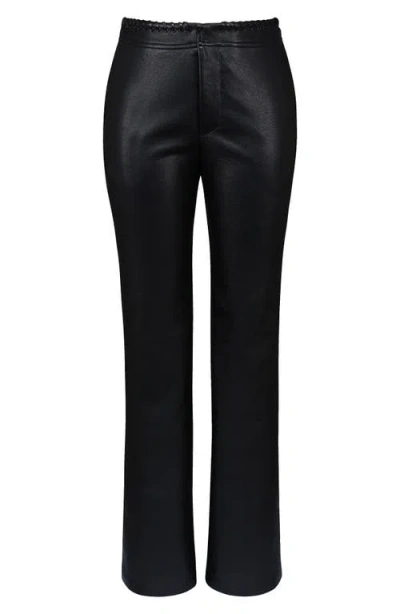 House Of Cb Adara Faux Leather Pants In Black