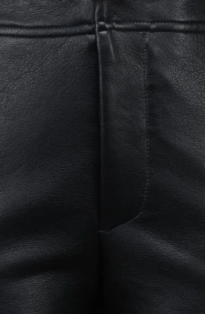 House Of Cb Adara Faux Leather Pants In Black