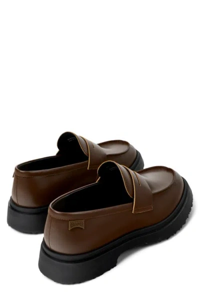 Camper Walden Penny Loafer In Brown