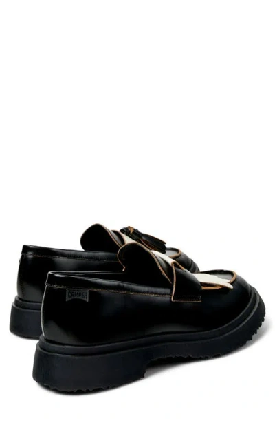 Camper Walden Mismatched Loafer In Black
