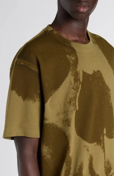 Alexander Mcqueen Mcqueen Exploded Skull Graphic T-shirt In Yellow