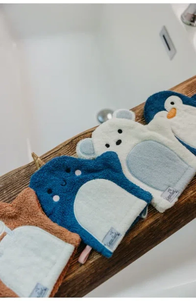 Copper Pearl Nori Wash Mitt In Blue