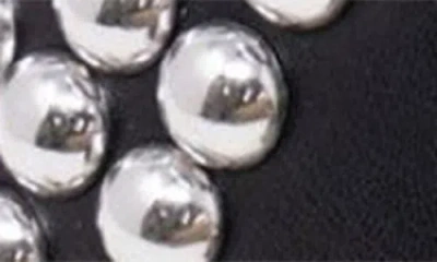 Mnml Studded Leather Belt In Black