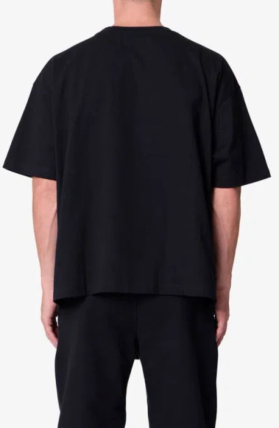 Mnml Basic Oversize Heavyweight Cotton T-shirt In Black