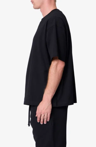 Mnml Basic Oversize Heavyweight Cotton T-shirt In Black