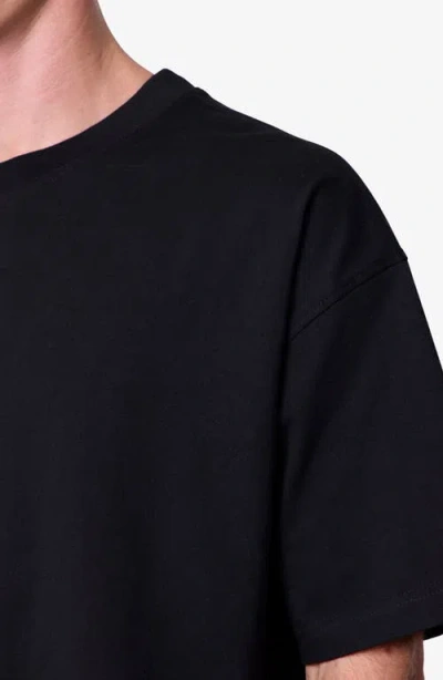 Mnml Basic Oversize Heavyweight Cotton T-shirt In Black