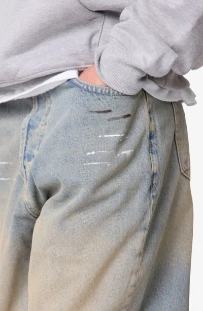 Mnml Ultra Baggy Painter Jeans In Blue
