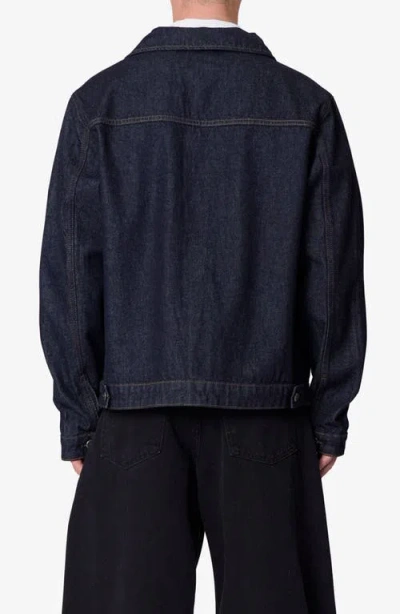 Mnml Raw Denim Jacket In Blue