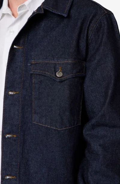 Mnml Raw Denim Jacket In Blue