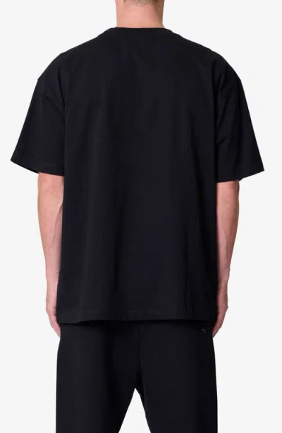 Mnml Basic Oversize Heavyweight Cotton T-shirt In Black